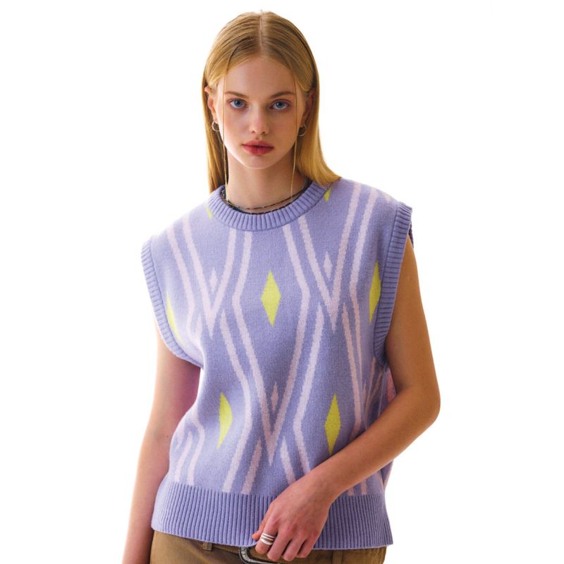 Diamond Vest Lavender