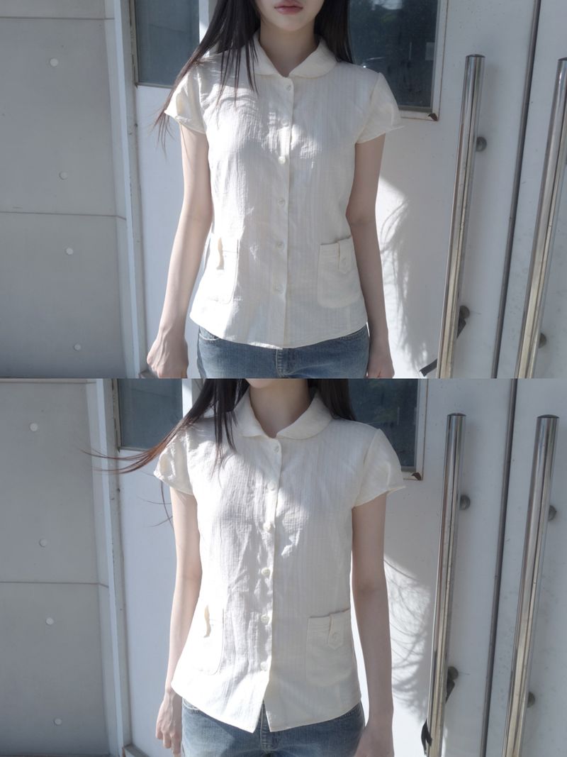 ZELENA（ゼレナ）の「peter pan shirts（Tops）」
