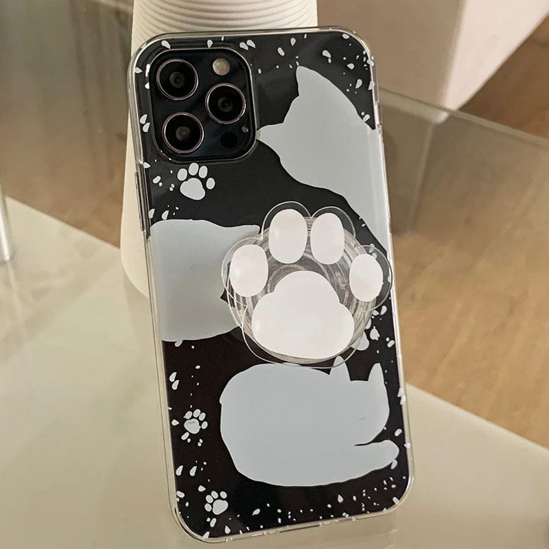 Shawdow Cat White Acrylic Smart Tok