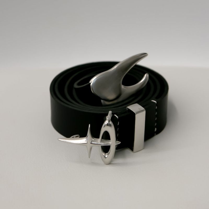 Teeth Logo Belt (Silver)