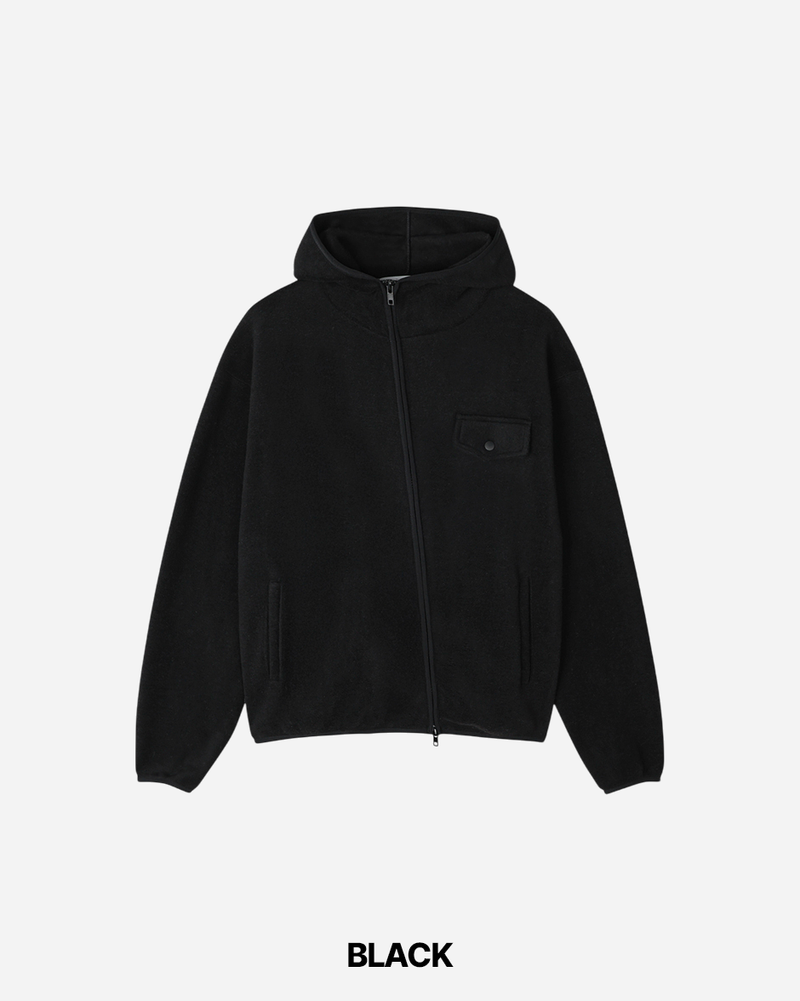 Noti Fleece Hood Zip-up