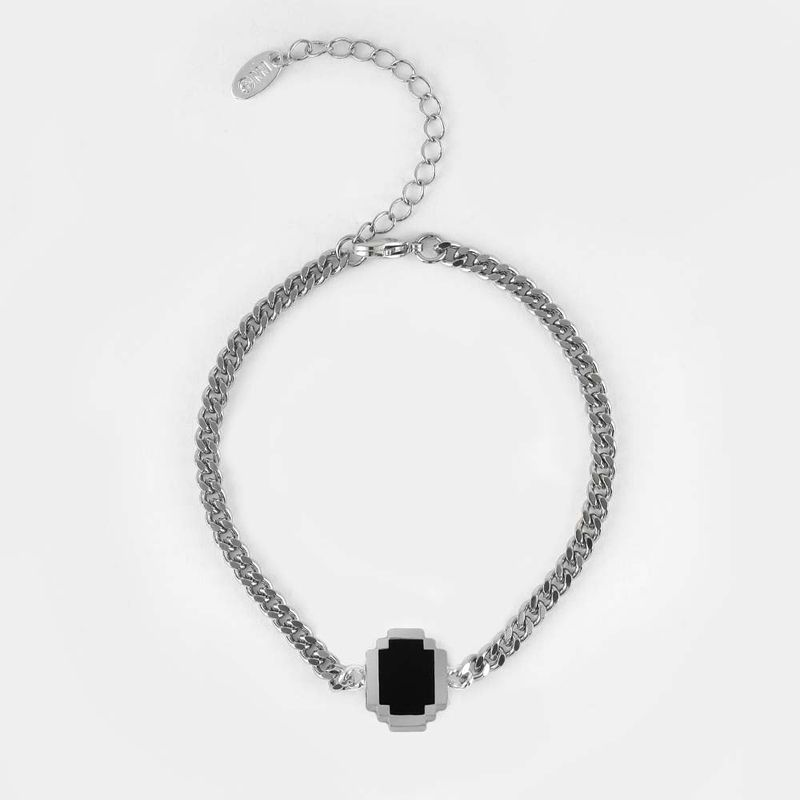 PIXEL OVAL BRC SILVER925
