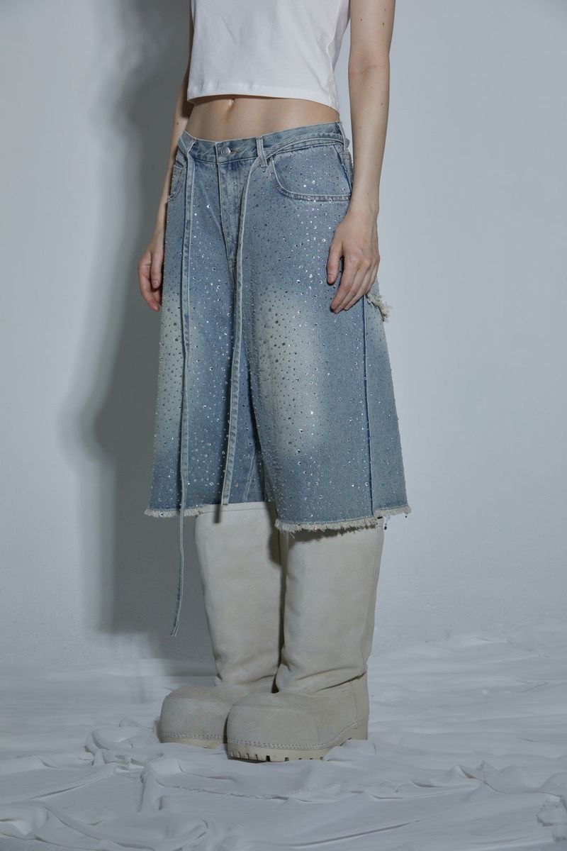 DIA BERMUDA PANTS -LIGHT BLUE