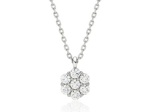 26SS★ Essence Silver (W) Moissanite Eclat Necklace