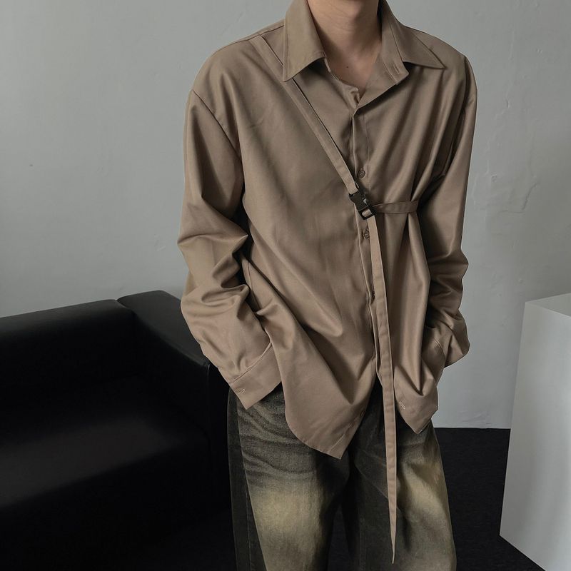 COZINESS（コジネス）の「TAP Buckle Belt Shirt (3 colors)（Tops）」
