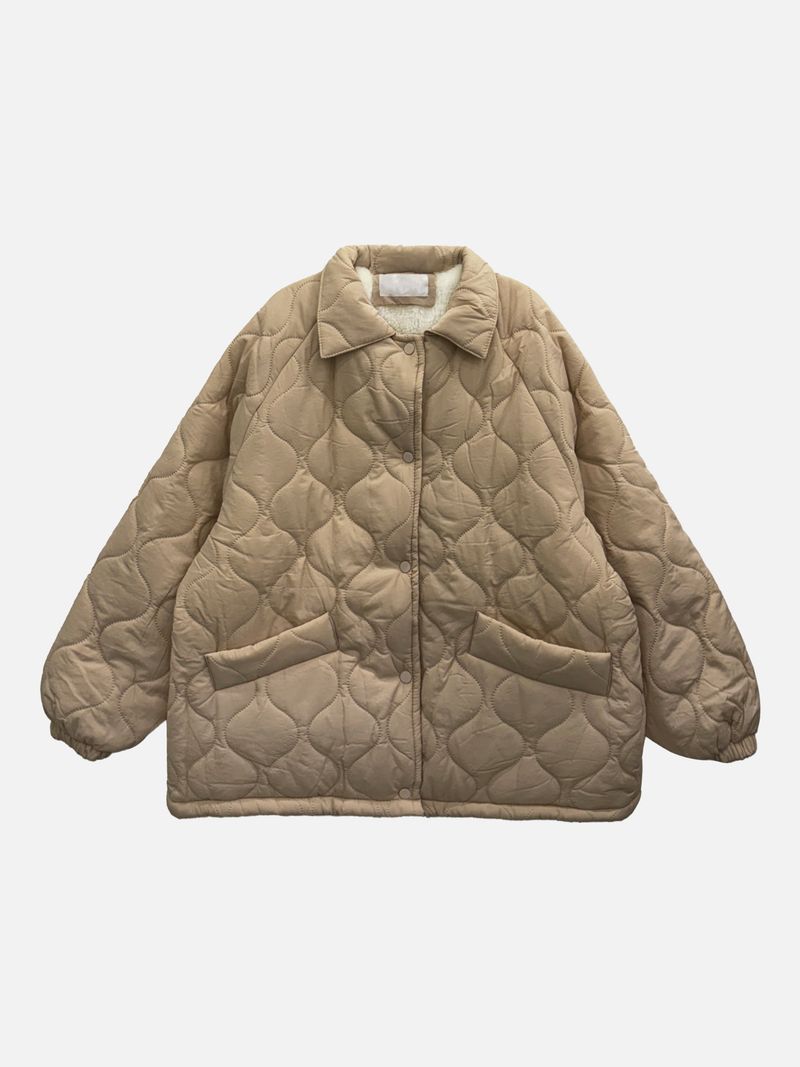 Snow Quilted Round Padded Jacket (4c)