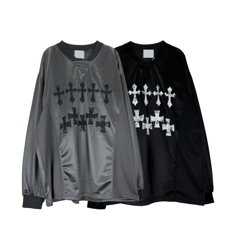d cross jersey long-sleeve
