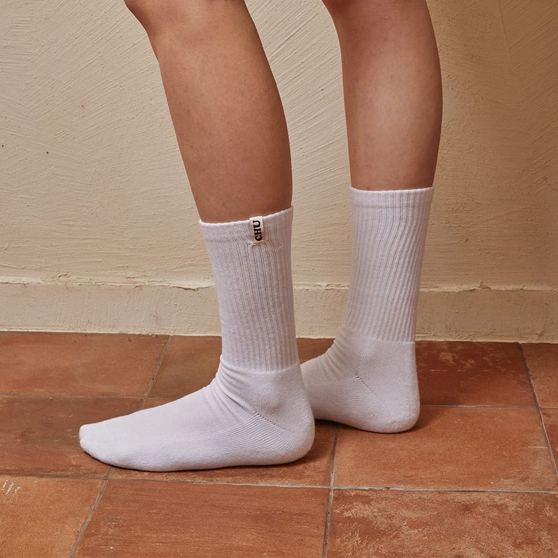 chubasco（チュバスコ）の「CHUBASCO CHU TAG WHITE SOCKS CTS2404 WHITE（Fashion Accessories）」