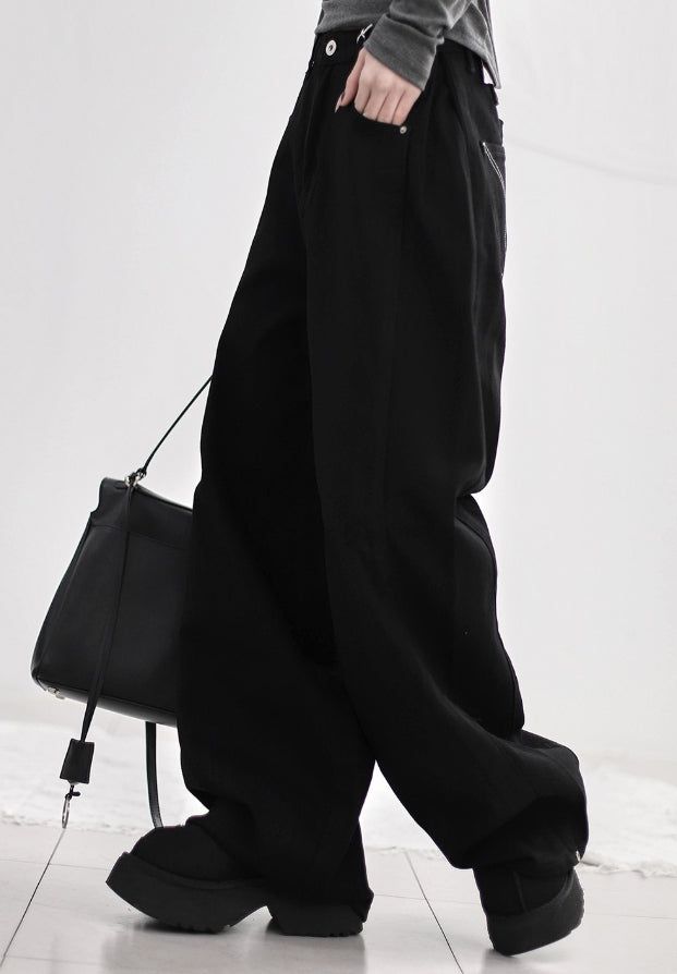 Utility loop wide pants