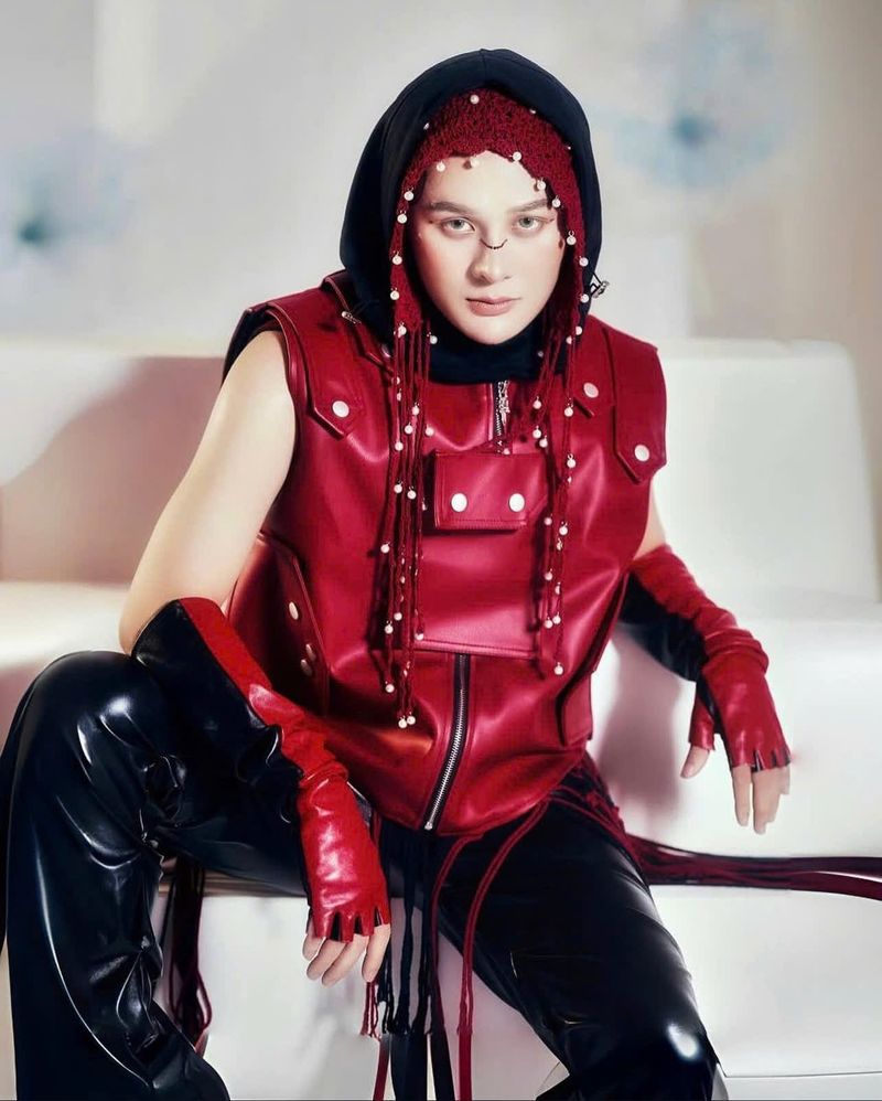 LEATHER BULLETPROOF GILE (Red)