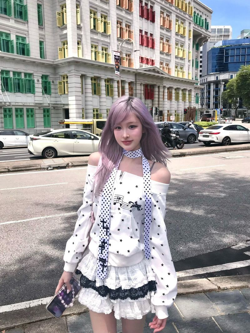 Star Zipper Sweatshirt