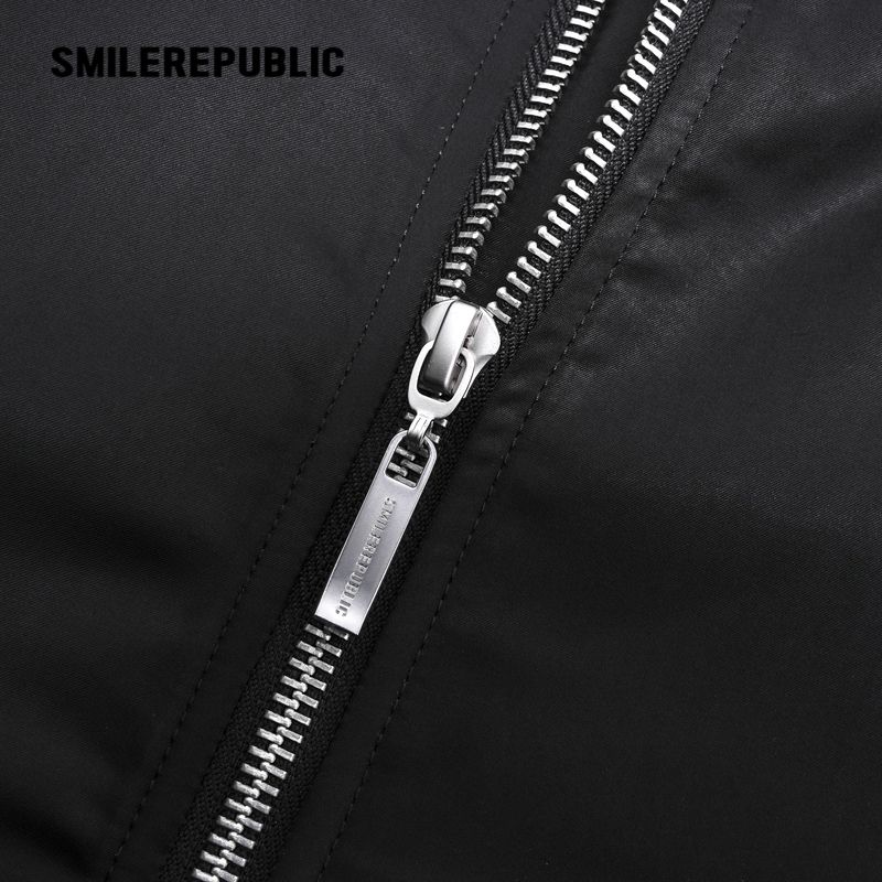 Black Rhinestone Embellished Shimmer Polyester Woven Ruched Sleeve Full Zip Bomber Jacket