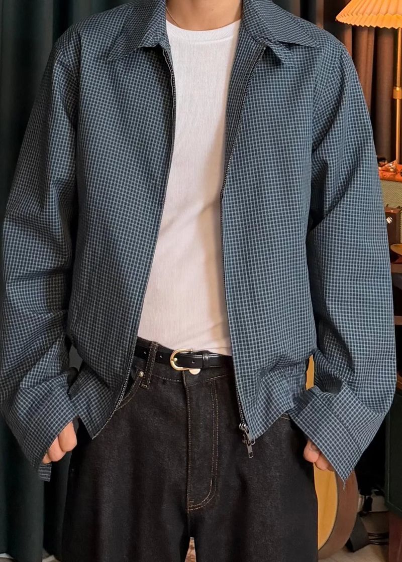 Two-Way Check Bay Jacket 2COLOR