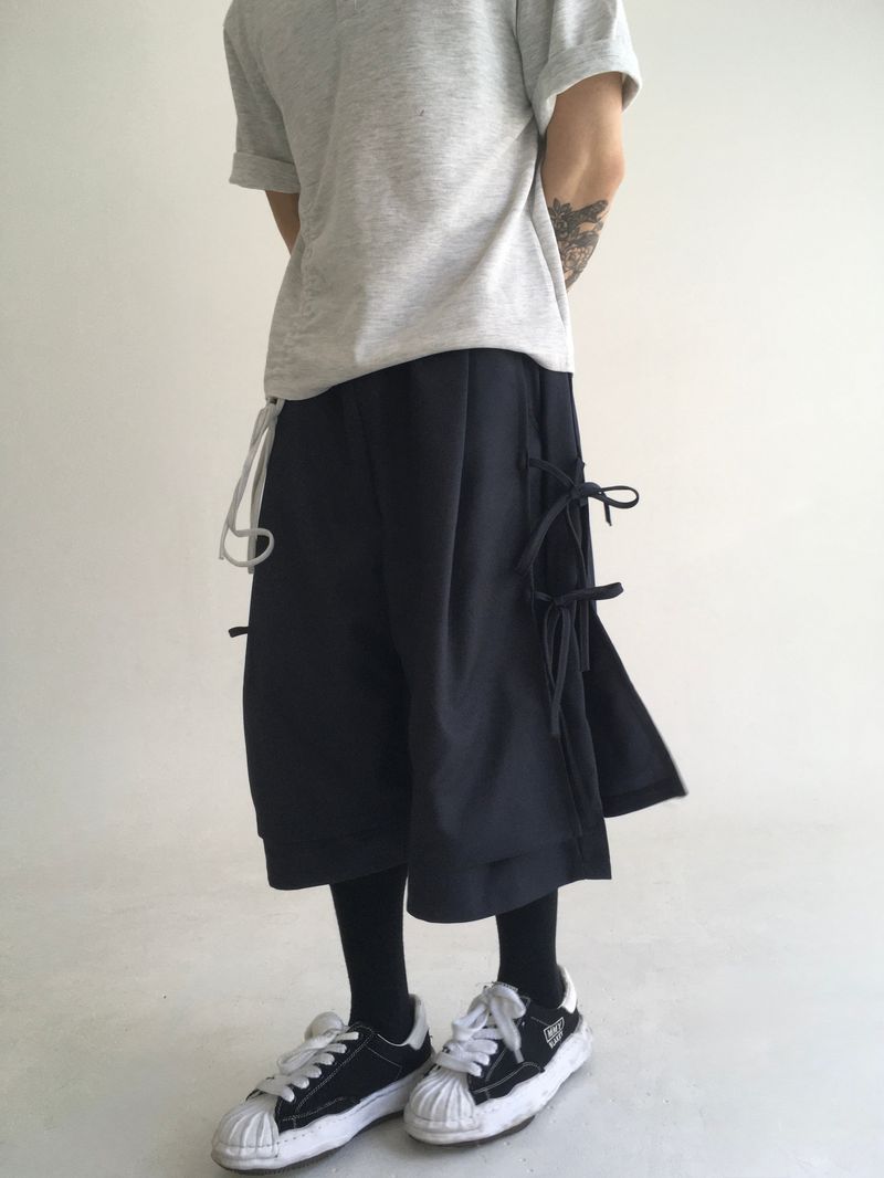 EGONLEO(エゴンレオ)の「cama layered pants(2colors)(Pants)」