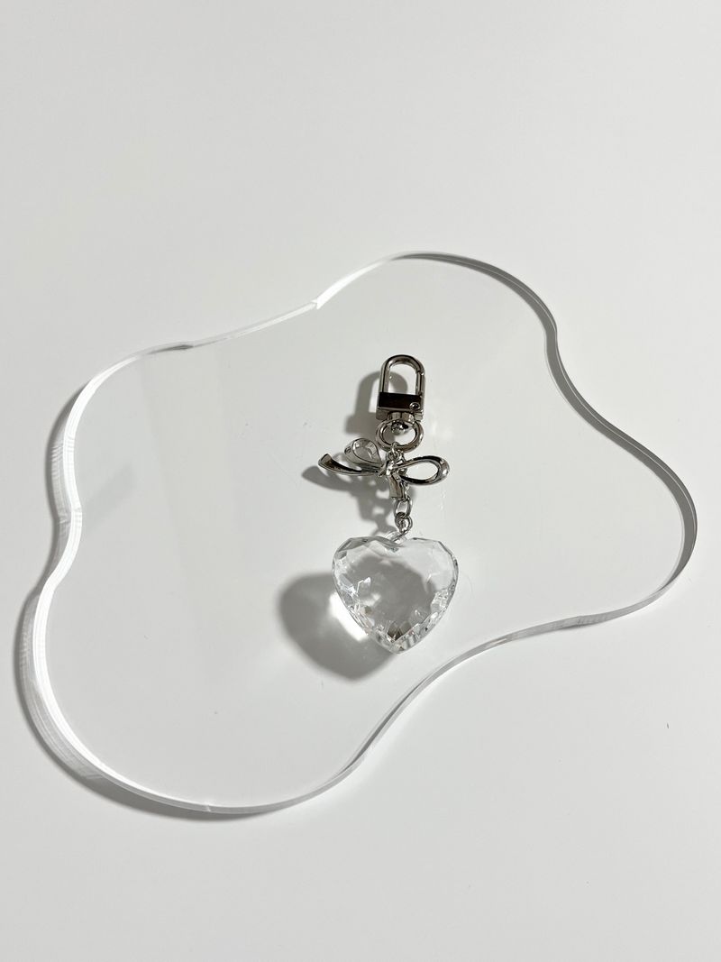 ribbon glass Keyring