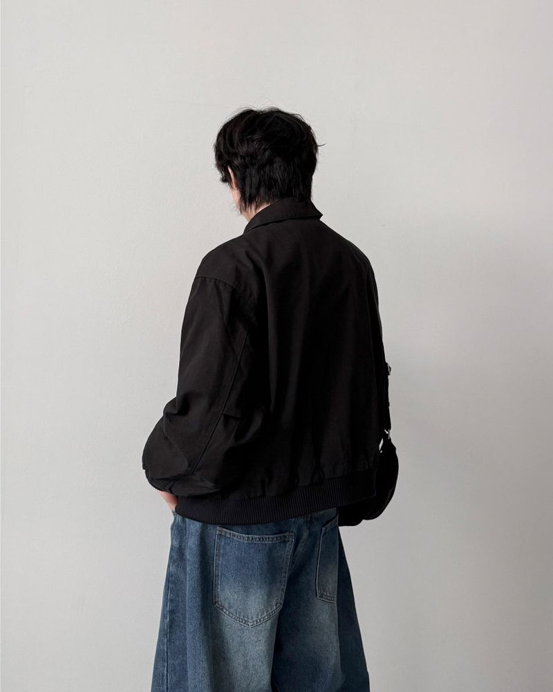 Slove Cotton Crop Jacket