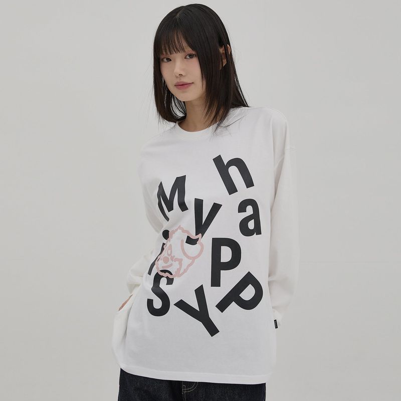 WaiKei(ワイケイ)の「マイハッピーイズロングスリーブTシャツ(トップス)」