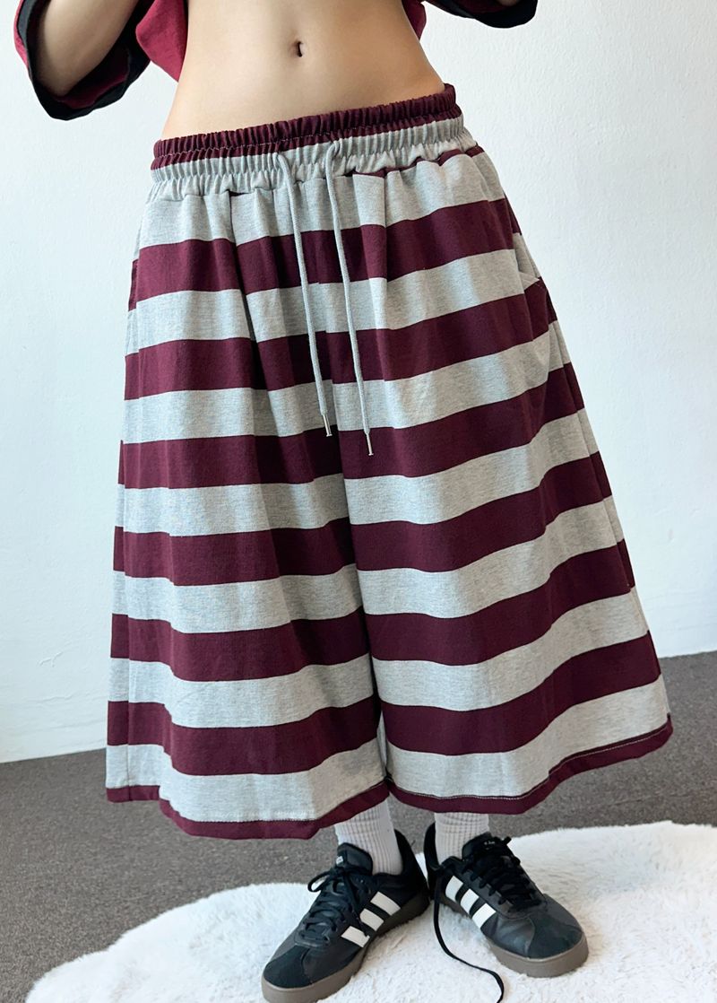 Frisening Stripe Bermuda Shorts 4color