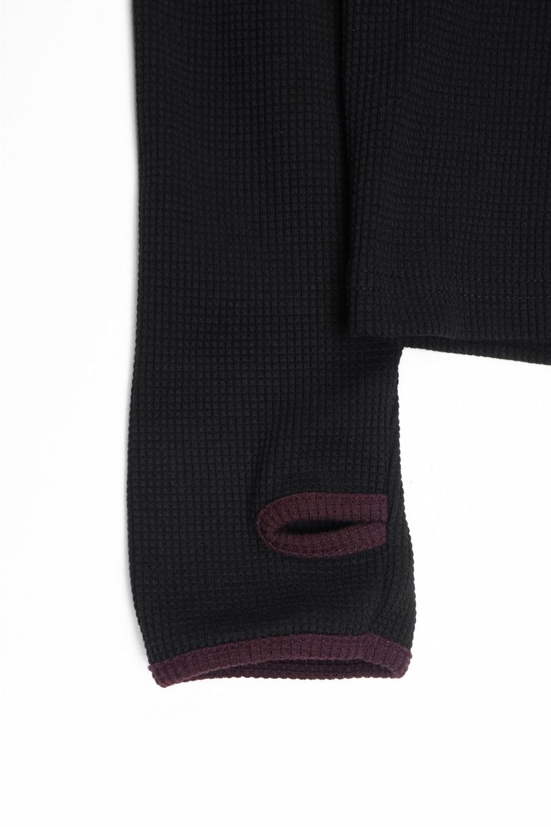  RAGLAN WAFFLE HOOD