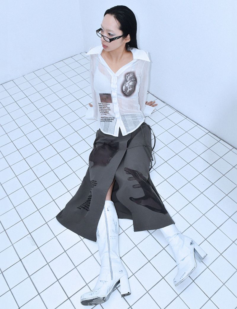 KATER（カーター）の「Eternal Heart Shirts IVORY（Tops）」