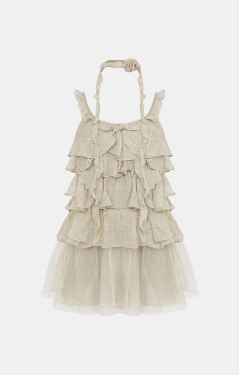 Elise Tiered Chiffon Dress