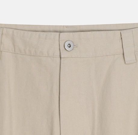 Merrick Herringbone Cargo Wide Pants