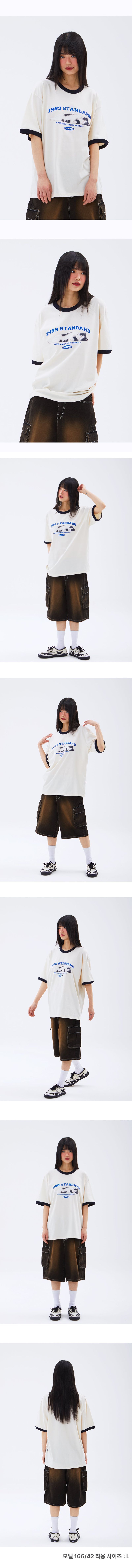 ARCH CHARMING CAT Cool Cotton Ringer Short Sleeves (SRSSTD-0040)