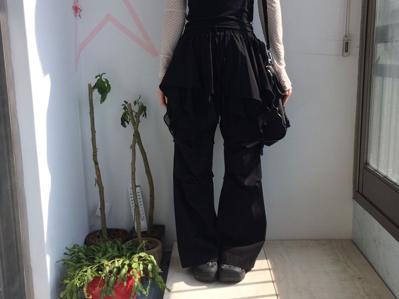 Pocket Bootcut Pants