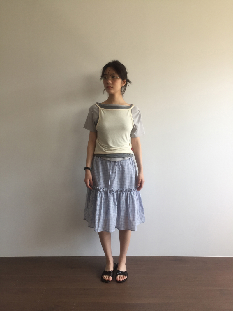 YWD SHIRRING T-SHIRTS (3color)
