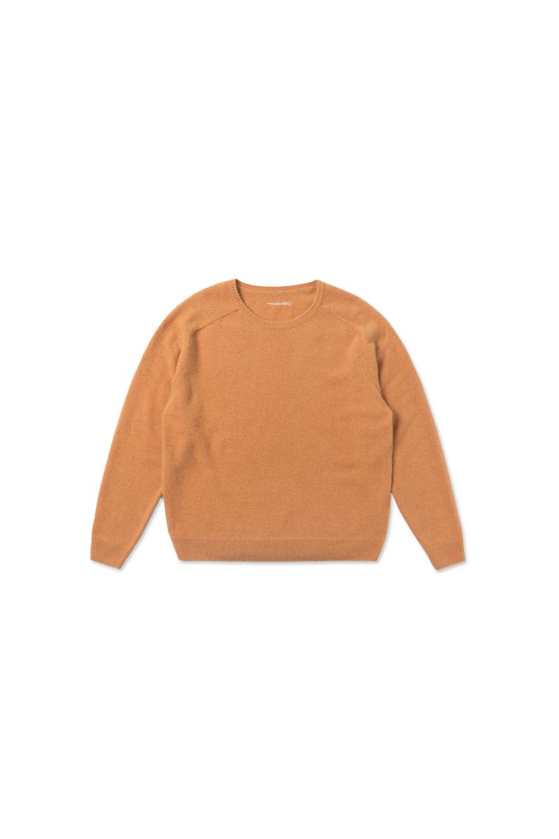 Cuddle raccoon knit_orange
