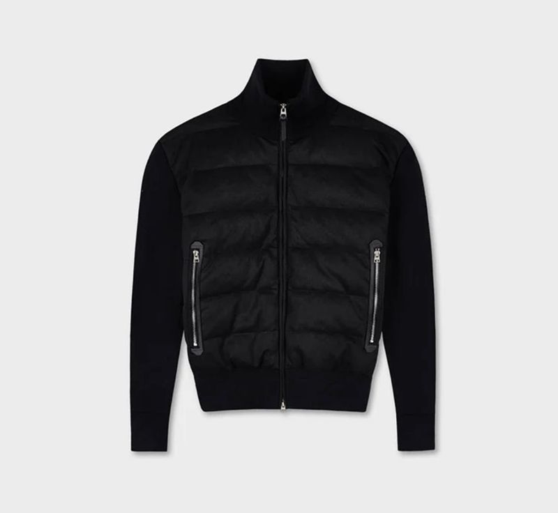 [F/W] Suede knit padding