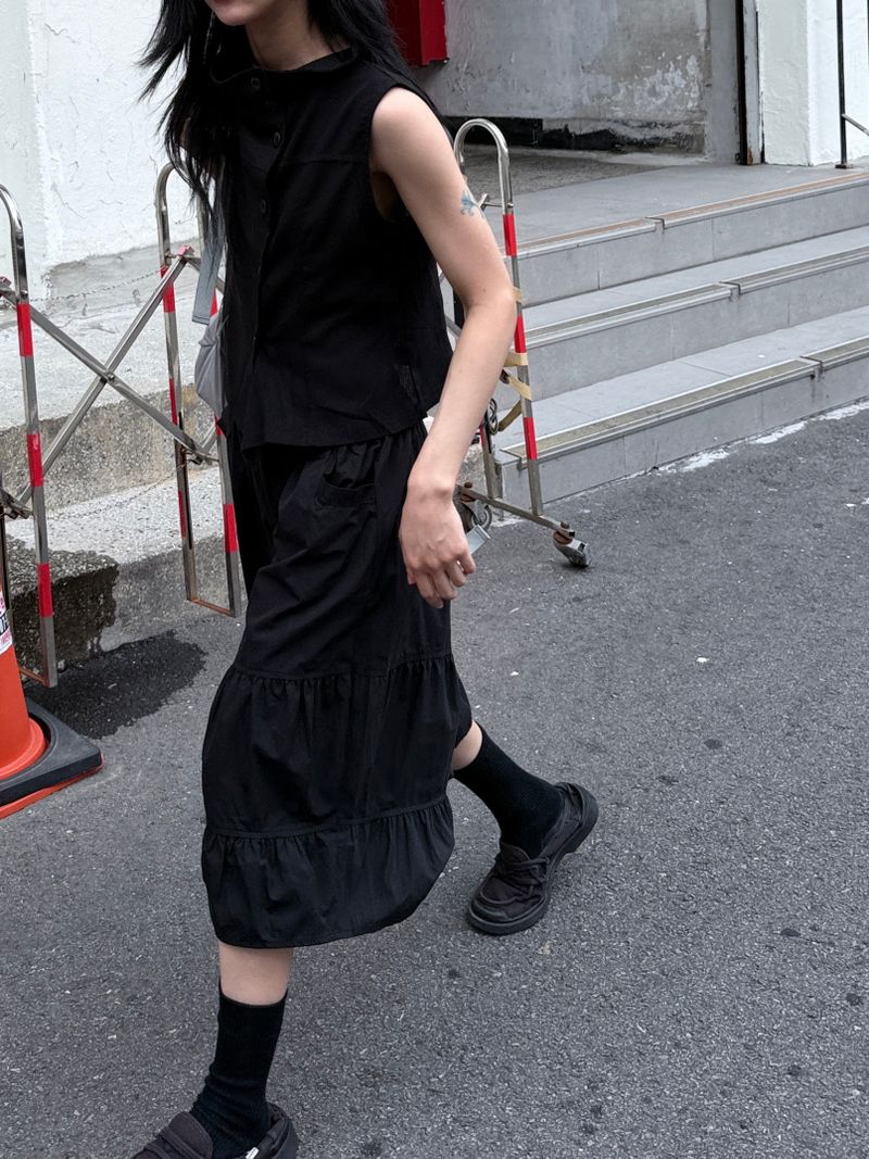 フリルバミューダパンツ