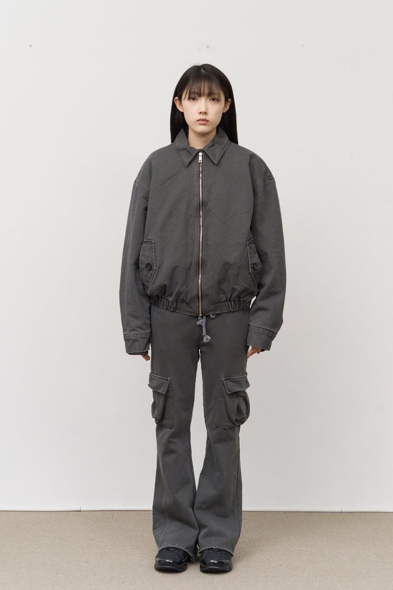 Seto Cropped Washed Blouson