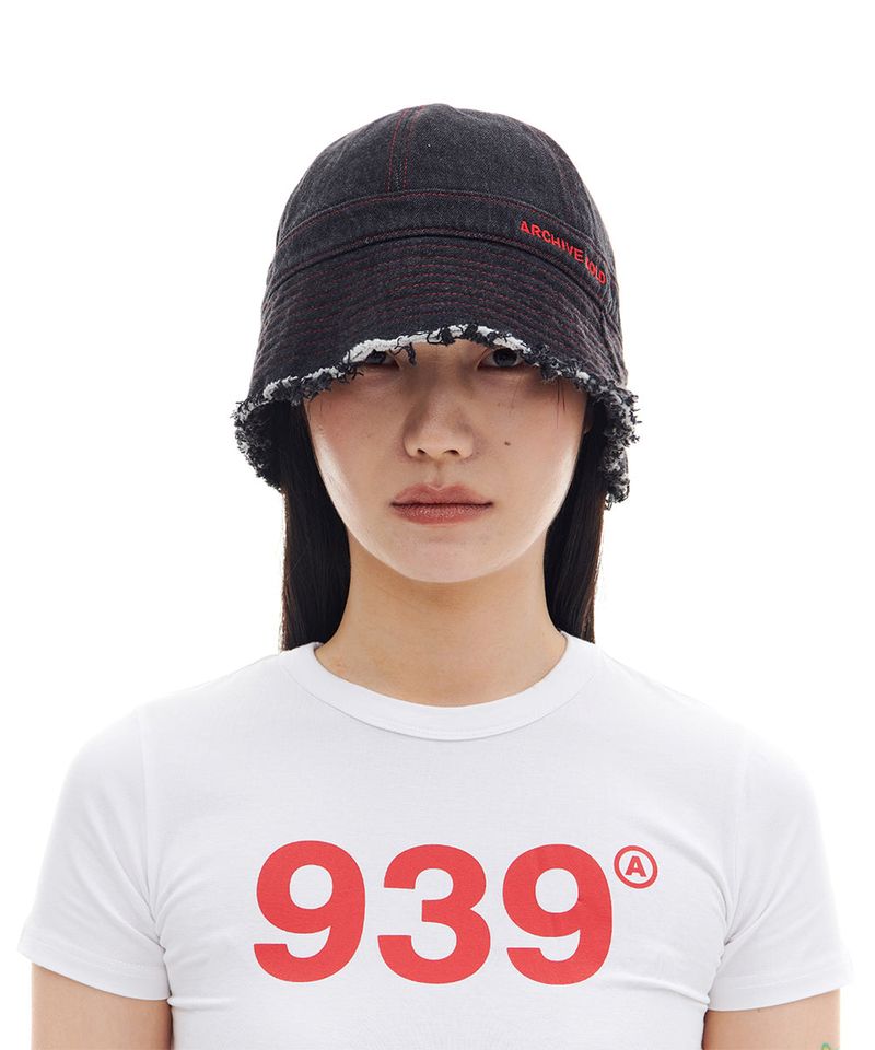 ARCHIVE BOLD(アーカイブボールド)の「AB DENIM SAILOR HAT (BLACK)(Hats)」