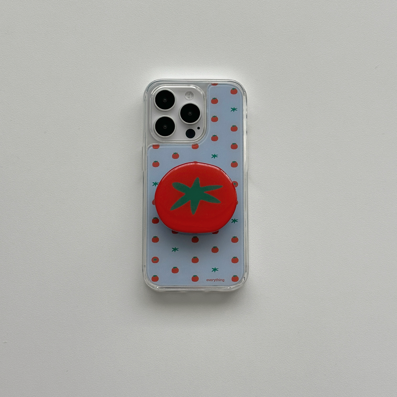 [jelly hard] tomato case - blue
