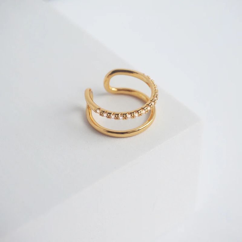 éclater(エクラテ)の「Iva Cubic Zirconia Line Ring(Accessories)」