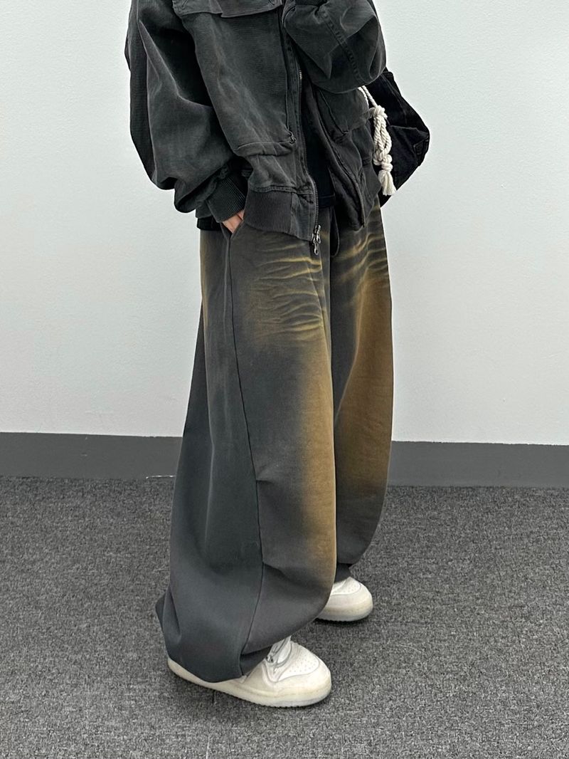dirty smog jogger pants