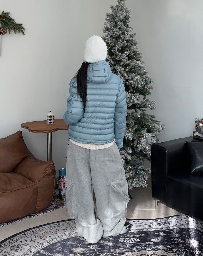 DL Zipper Cargo Brushed Pants