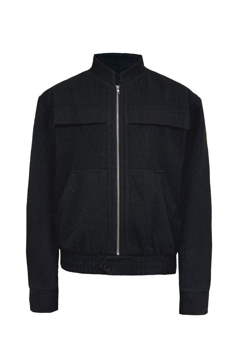 JCAESAR(ジュリウス・シーザー)の「Stand Collar Wool Jacket(Jackets/Outerwear)」