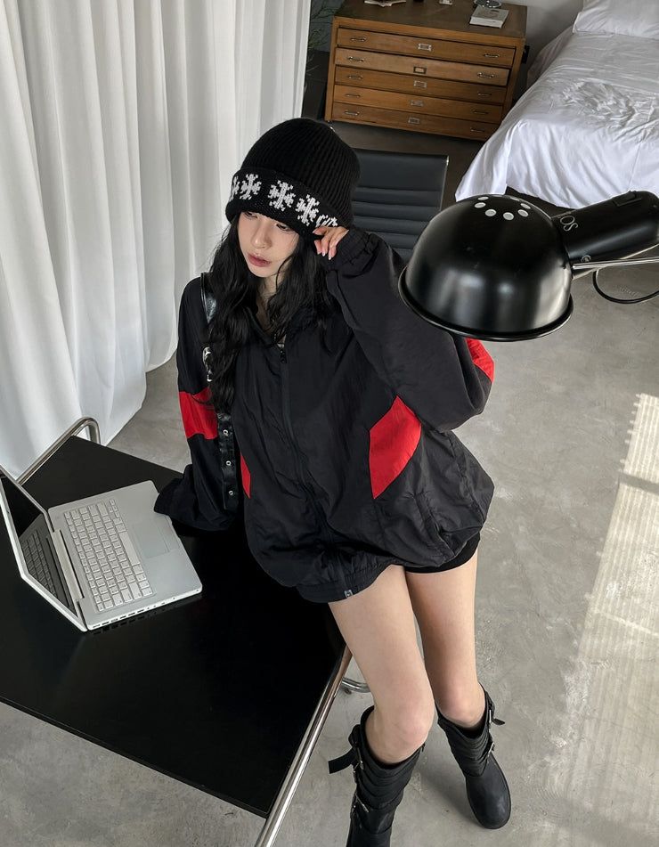Kanso nylon track jacket