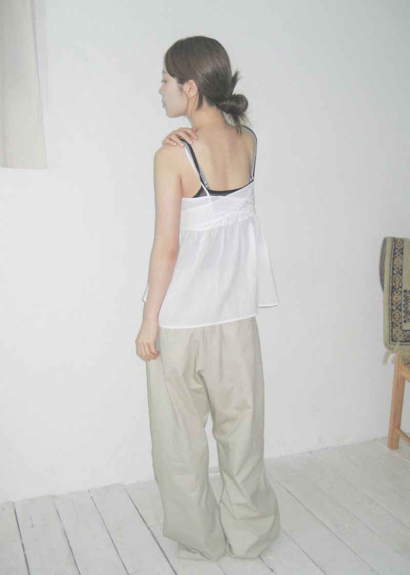 RIBBON STRAP BUSTIER TOP