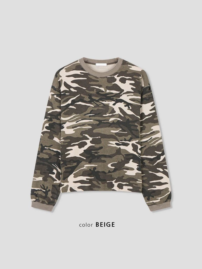 Seen Camo Waffled Longsleeve