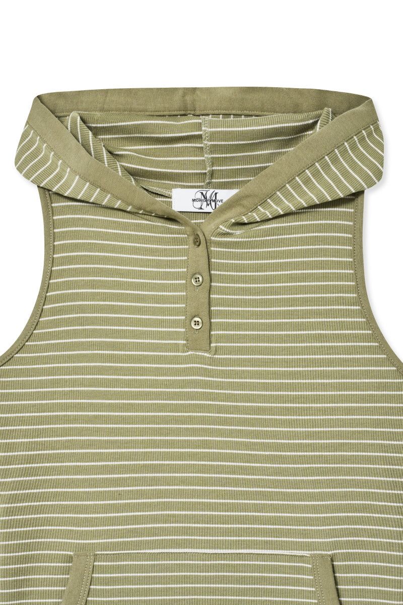 hd stripe top (khaki)