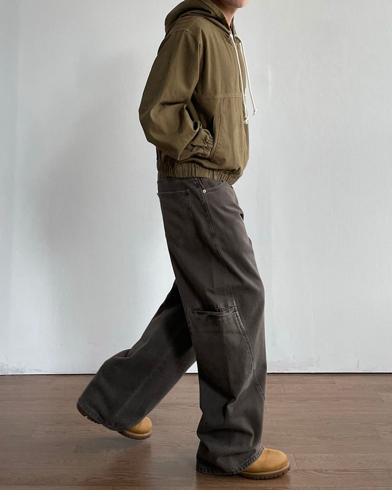 Roden Curved Dyeing Pants