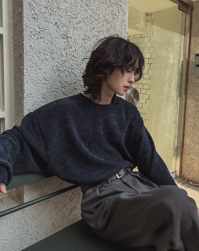 Tachy Velvet Knit Sweatshirt