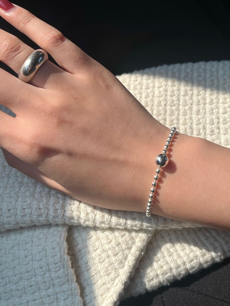(silver925) Circle bracelet