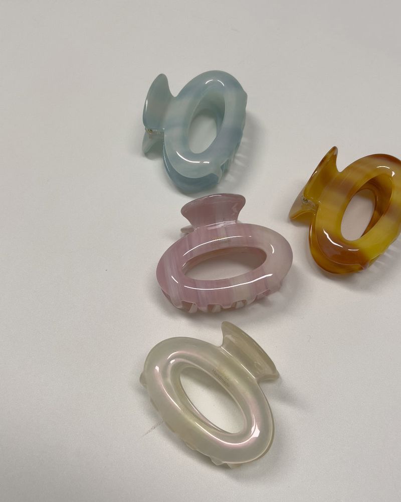 Marble Mini Hair Clip
