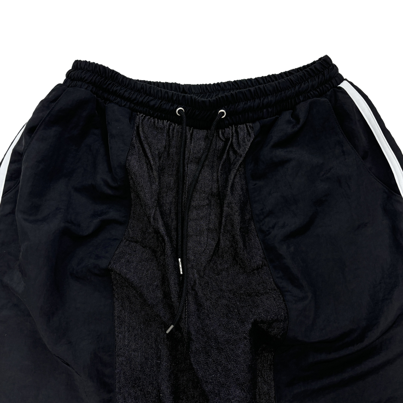Washa denim mix pants
