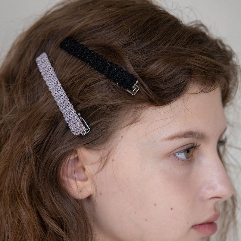 MerryMotive（メリーモチーブ）の「Gleaming crochet knit hairpin (3colors)（Hair Accessories）」