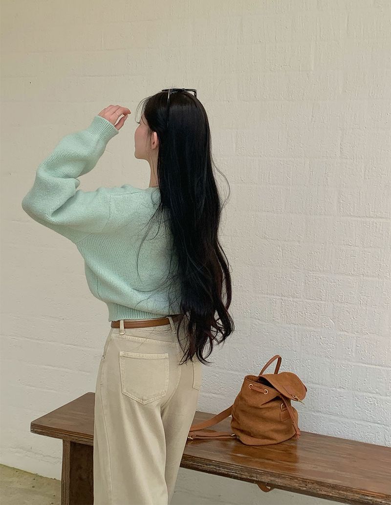 [BELLIDE MADE] Heartbeat, Basic Round Knitwear